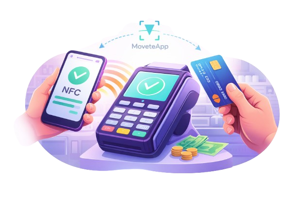 Pago con tarjeta o NFC